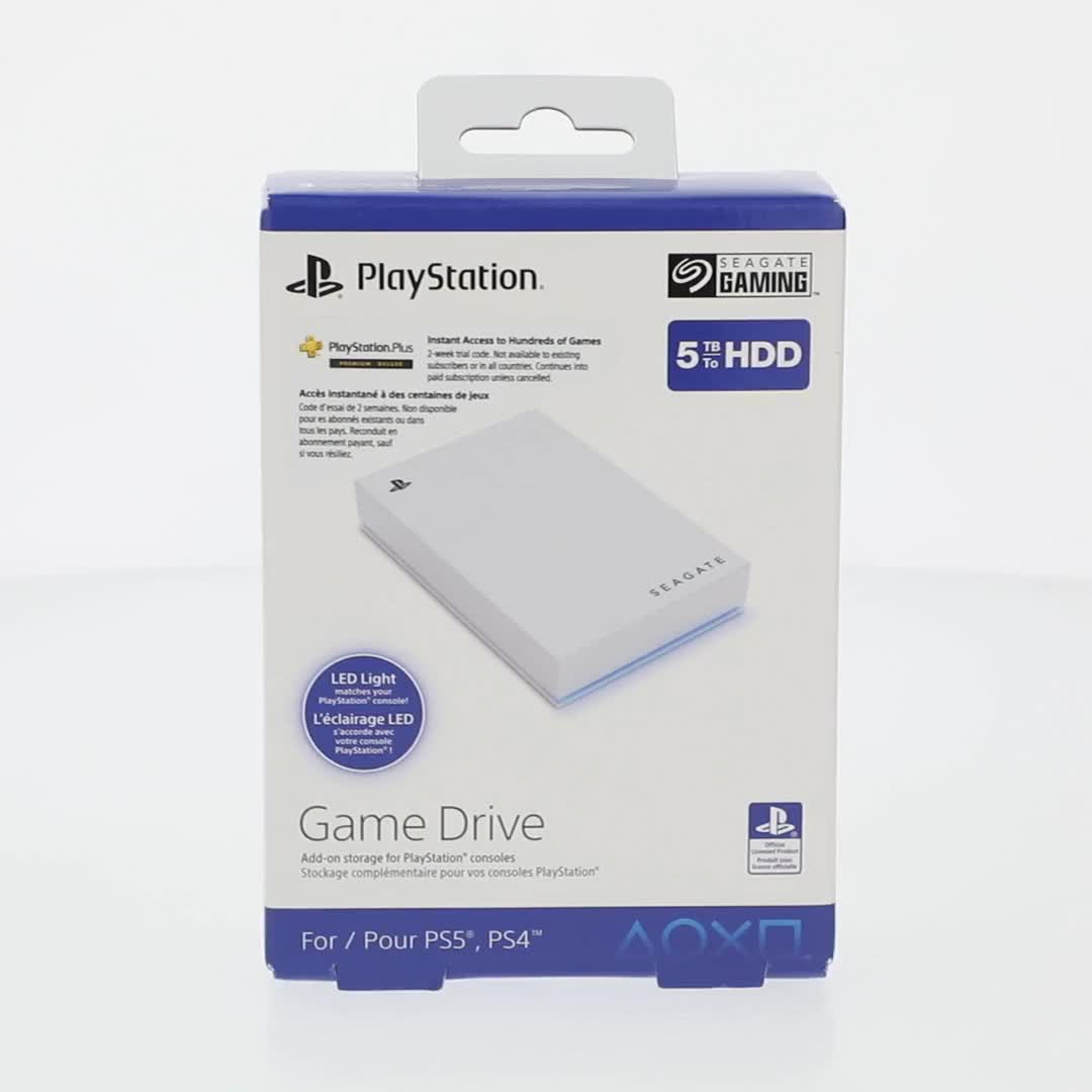 Seagate 5TB PS5 Game Drive, External HDD, PlayStation Licensed