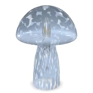 ライト・ランタン SomAbito Glass Globe Mashroom 3D Oriamde 3D