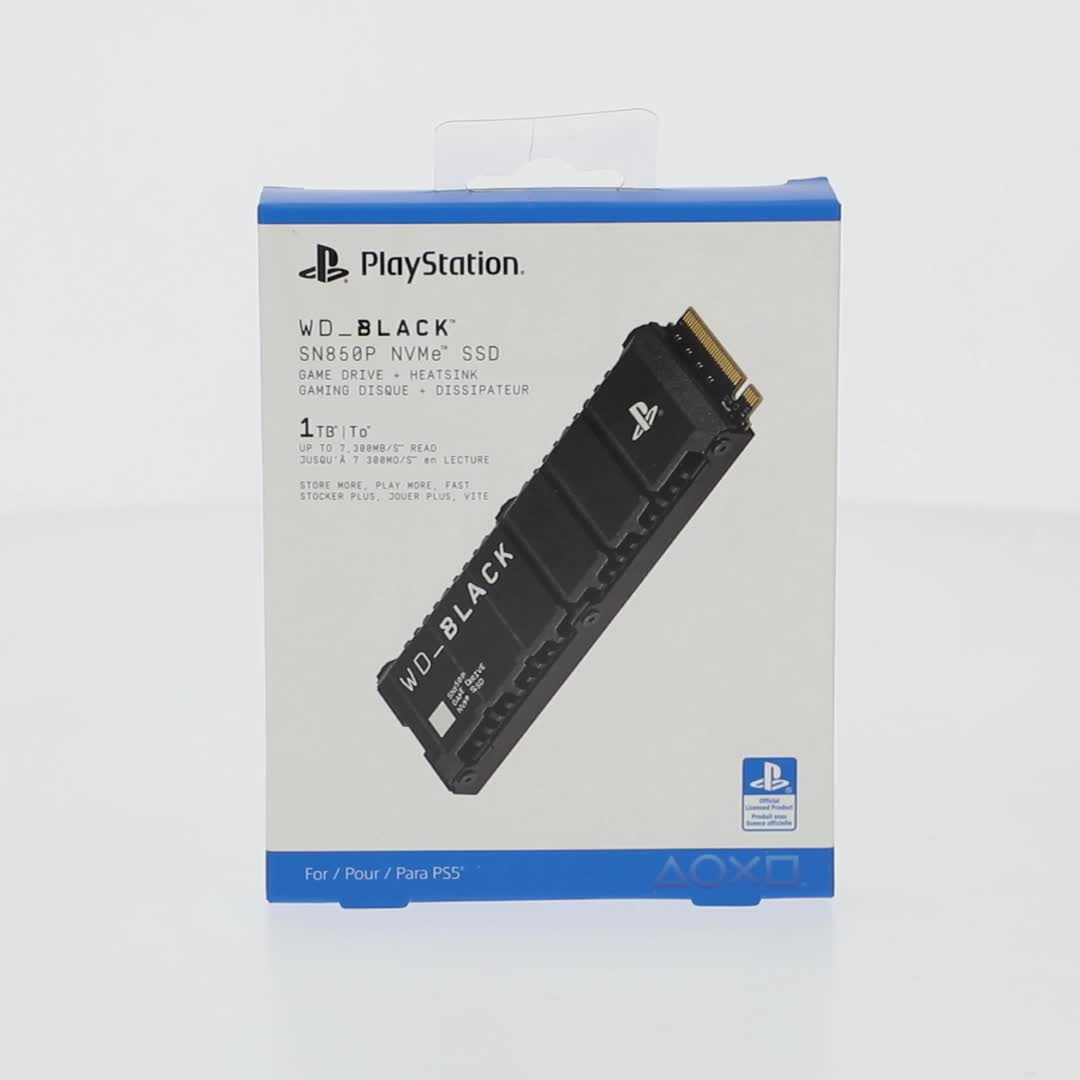 WD_Black 1TB SN850P NVMe SSD for PS5 consoles - WDBBYV0010BNC-WRWM