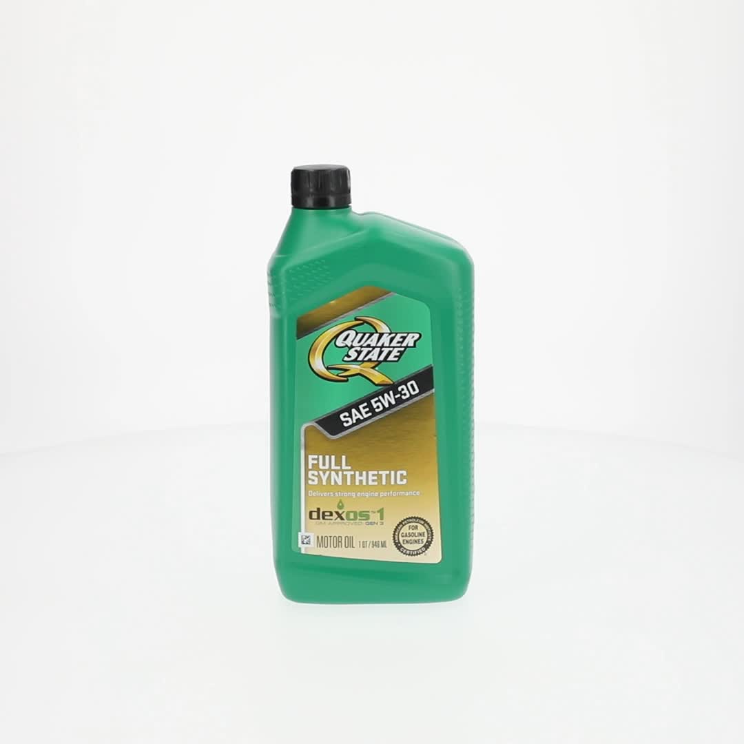 Quaker State Full Synthetic 5W-30 Motor Oil, 1 Quart - Walmart.com