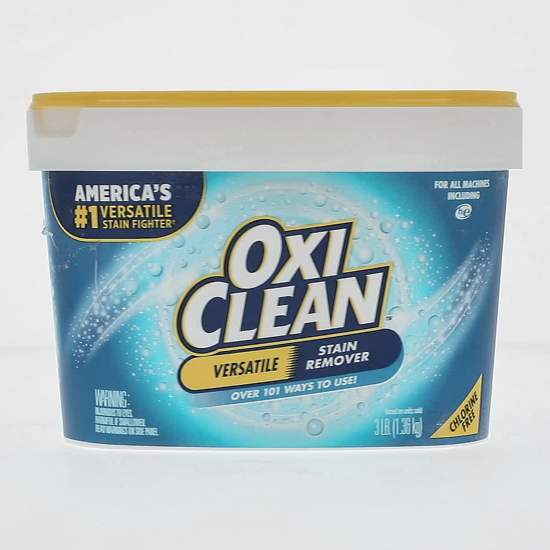 OxiClean Versatile Stain Remover Powder, 3 lb for Laundry & Home