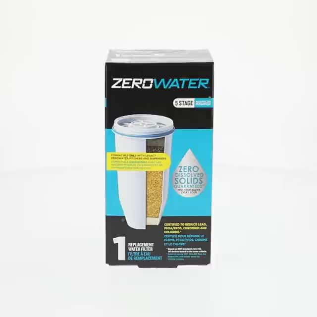 ZeroWater, Water Filter Replacement, 5-stage, 1 Pack - Walmart.com