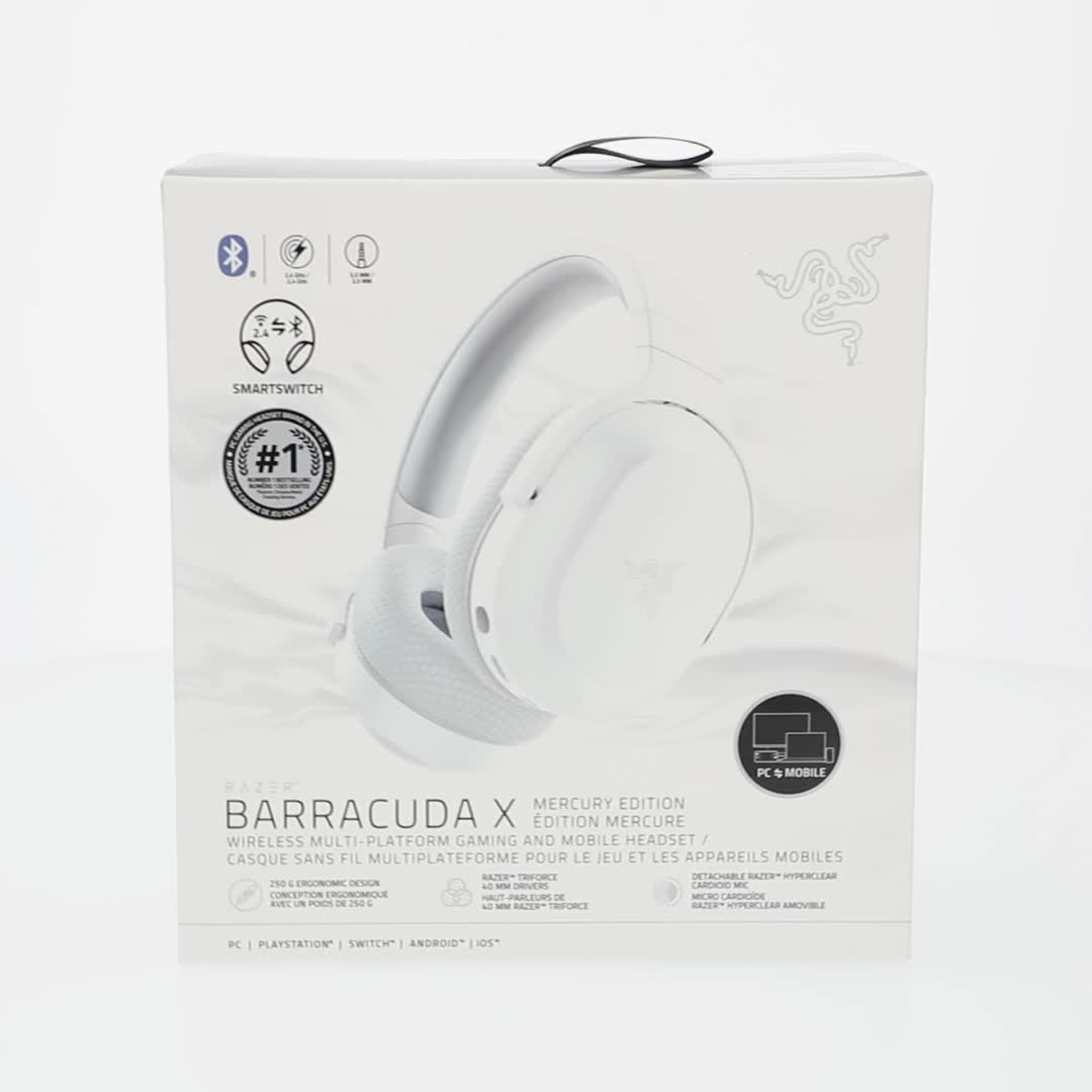 Razer, Wireless Gaming Headset, Barracuda X, 2.4GHz Bluetooth