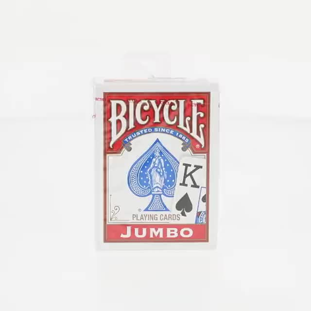 Bicycle, Bicycle Playing Cards, Jumbo Index Deck, Red or Blue