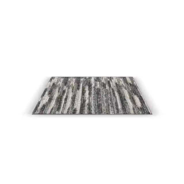 Mainstays Jasper Gray Abstract Indoor Area Rug, 7 ft x 10 ft