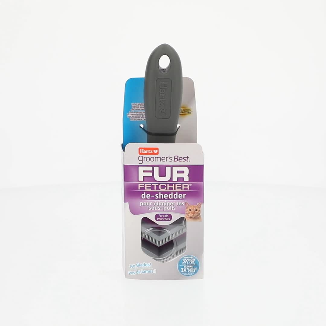 Free Shipping! Groomer's Best Fur Fetcher De-Shedder for Cats with