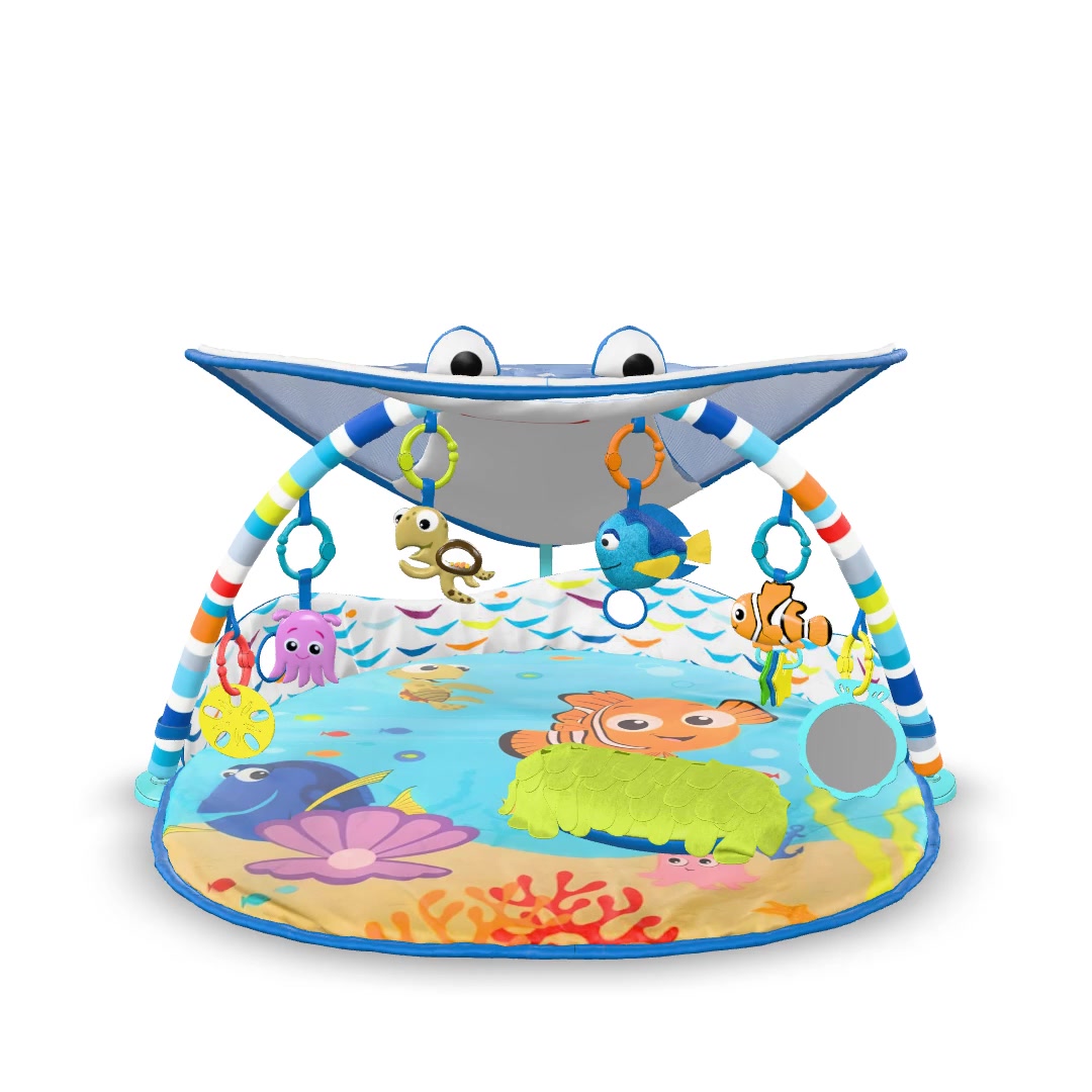 Bright Starts Disney Baby Finding Nemo Mr. Ray Infant Playmat