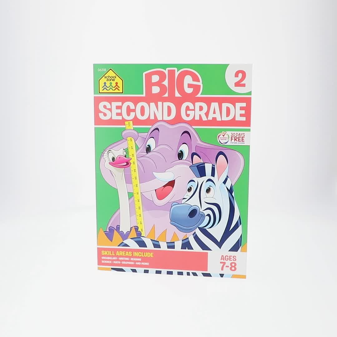 School Zone, Second Grade Workbook, 9780887431487, Kids Learning