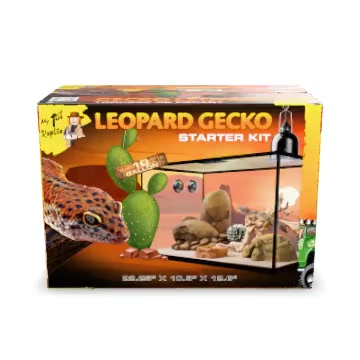 My 1st Reptile Leopard Gecko Starter Kit, 10 Gallon Terrarium