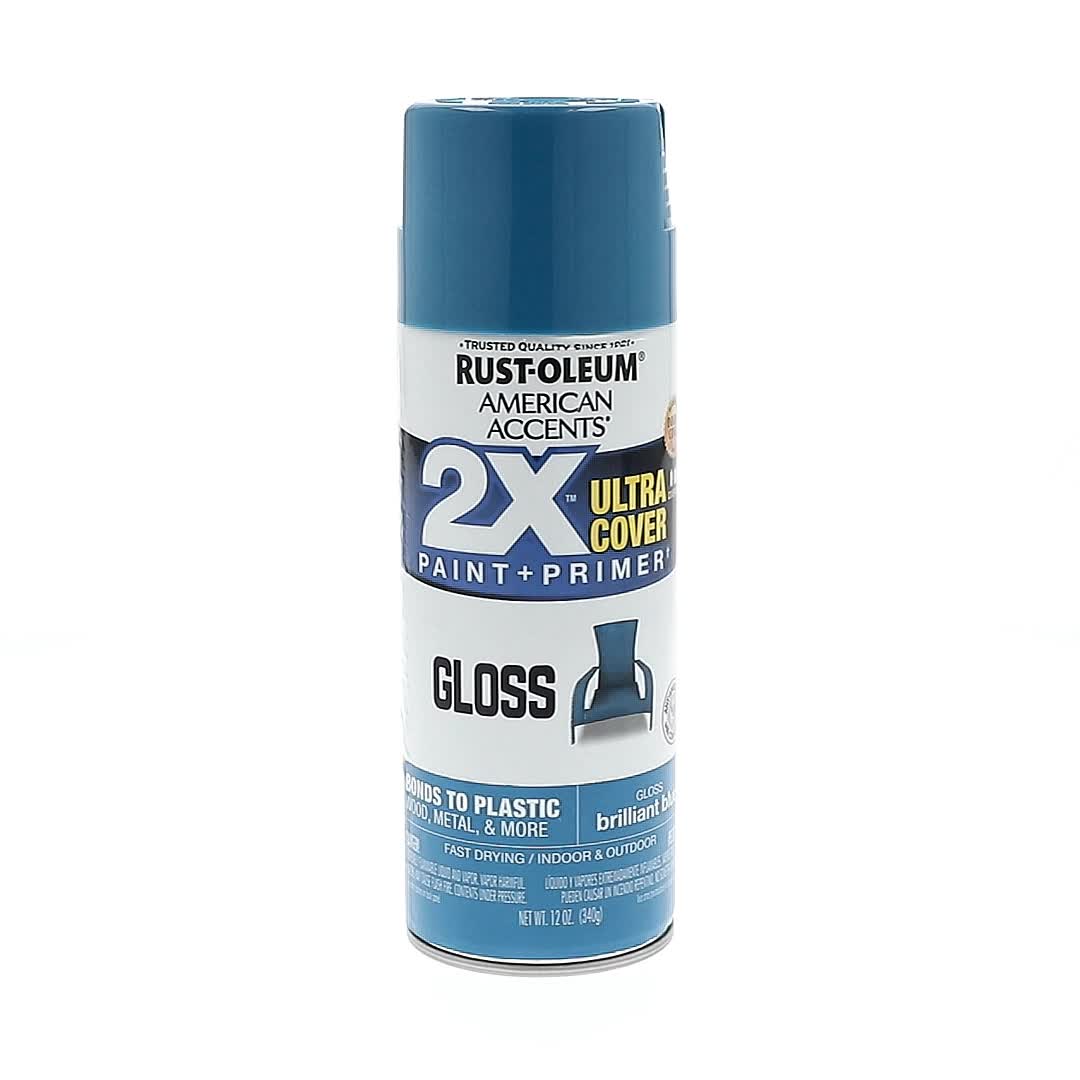 Brilliant Blue, Rust-Oleum American Accents 2X Ultra Cover Gloss