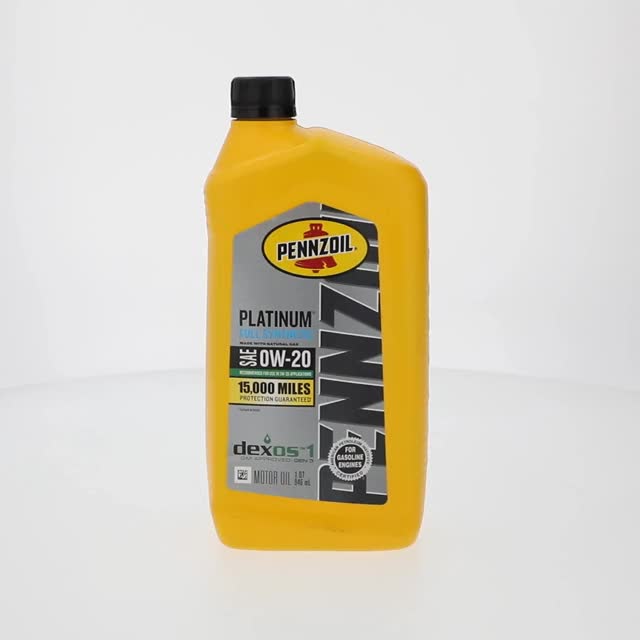 Pennzoil, Full Synthetic Motor Oil, 0W-20, 1-Quart - Walmart.com
