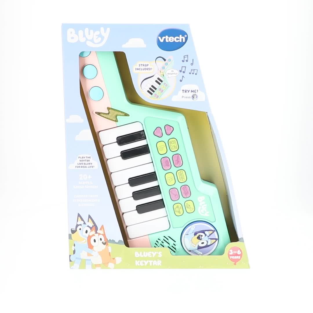 Bluey, Keytar with Accessories, Model Not Specified, For Ages 3-6