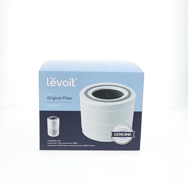 Levoit, Air Purifier Replacement Filter, 300-P, 3-Stage Filtration