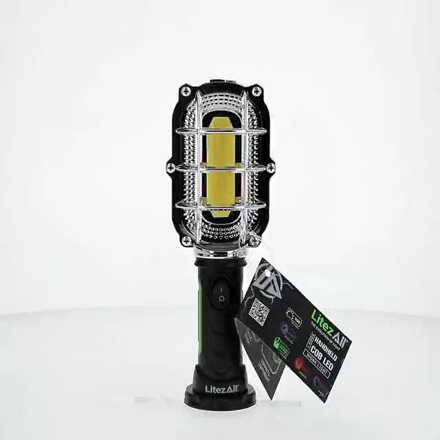 LitezAll 500-Lumen Classic Style LED Work Light with Hook and