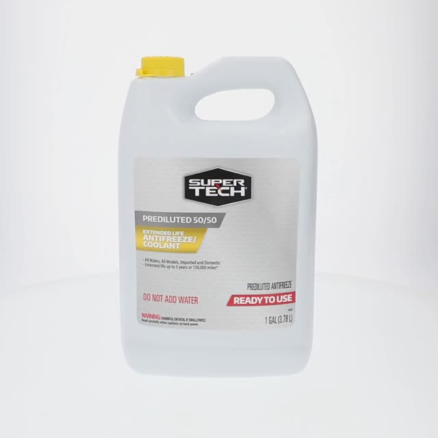 Super Tech Extended Life Prediluted 50/50 Antifreeze Coolant 1