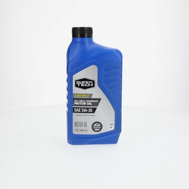 Super Tech Synthetic Blend Motor Oil SAE 5W-30 All Mileage 1 Quart