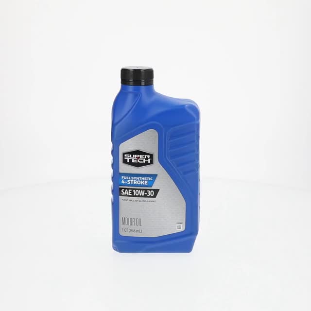 Super Tech Full Synthetic SAE 10W-30 4-Stroke ATV Motor Oil 1