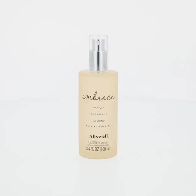 Allswell Embrace Vanilla Sugarcane Almond Scented Room Linen Spray