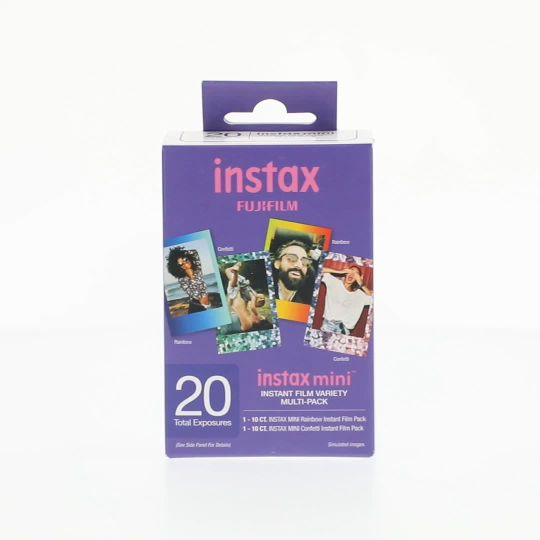 Fujifilm, Instax Mini Film, 20 Exposures, Multicolor - Walmart.com