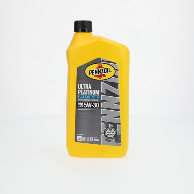 Pennzoil, Full Synthetic Motor Oil, 5W-30, 1 Quart - Walmart.com