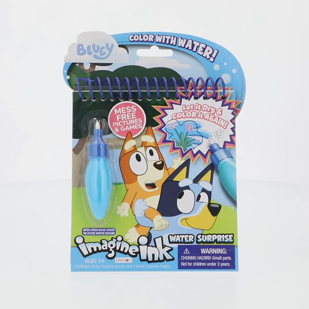 Bluey 3-Page Water Surprise Boards, Imagine Ink, Paperback, by