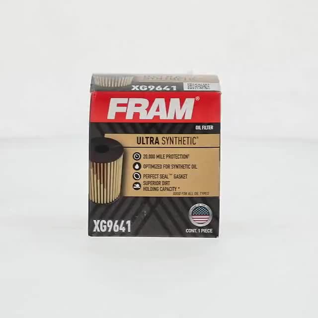 FRAM, Oil Filter, XG9641, 20K mile filter for Ford Mazda Mercury