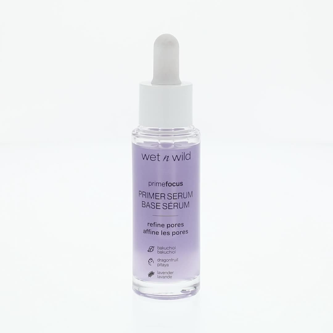 wet n wild, Pore Minimizing Primer Serum, 1.0 oz, Brighten and