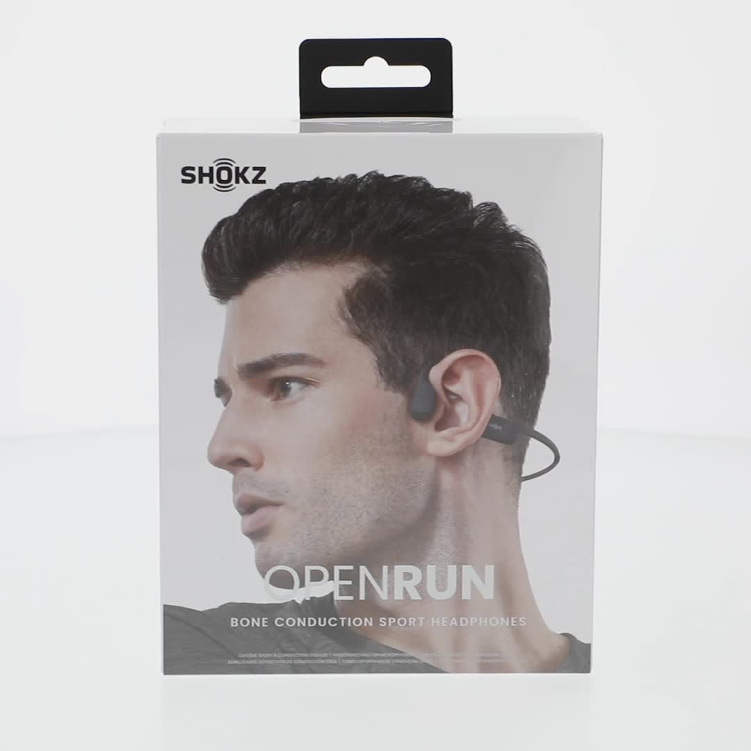 Shokz Open Run Wireless Bone Conduction Headphones with Mic