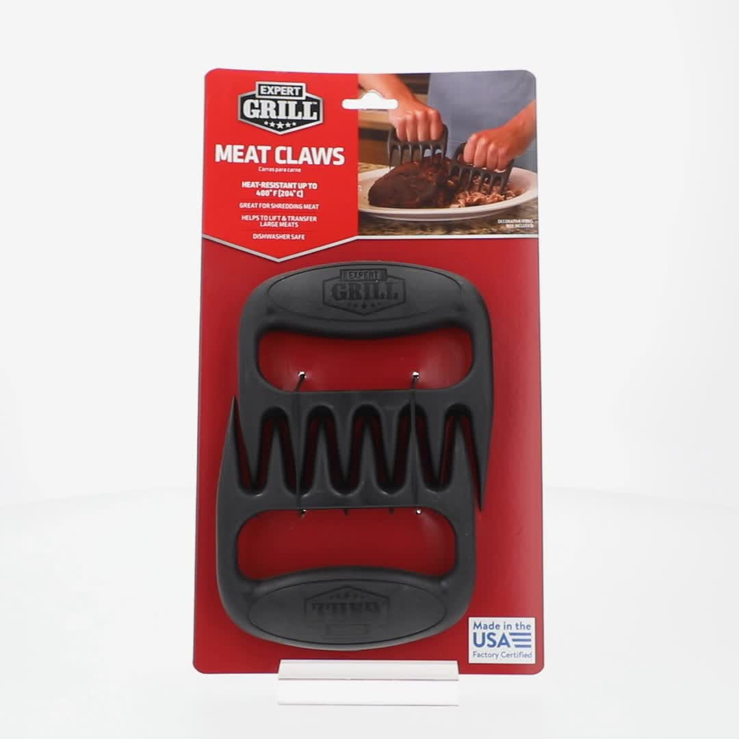 Expert Grill Meat Shredder Claws Black for Pulling Pork and