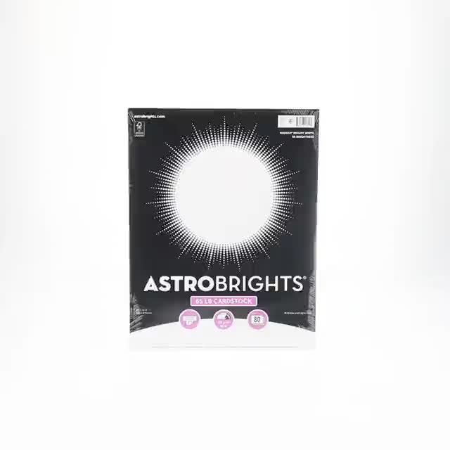 Astrobrights Bright White Cardstock, 8.5