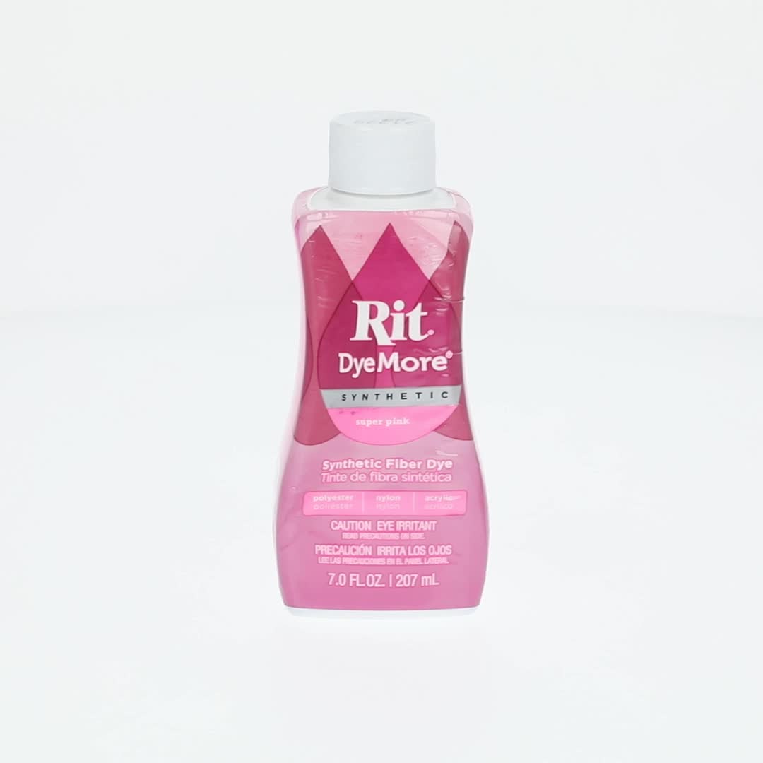 Rit, Synthetic Fabric Dye, 7 fl oz Bottle, Super Pink - Walmart.com