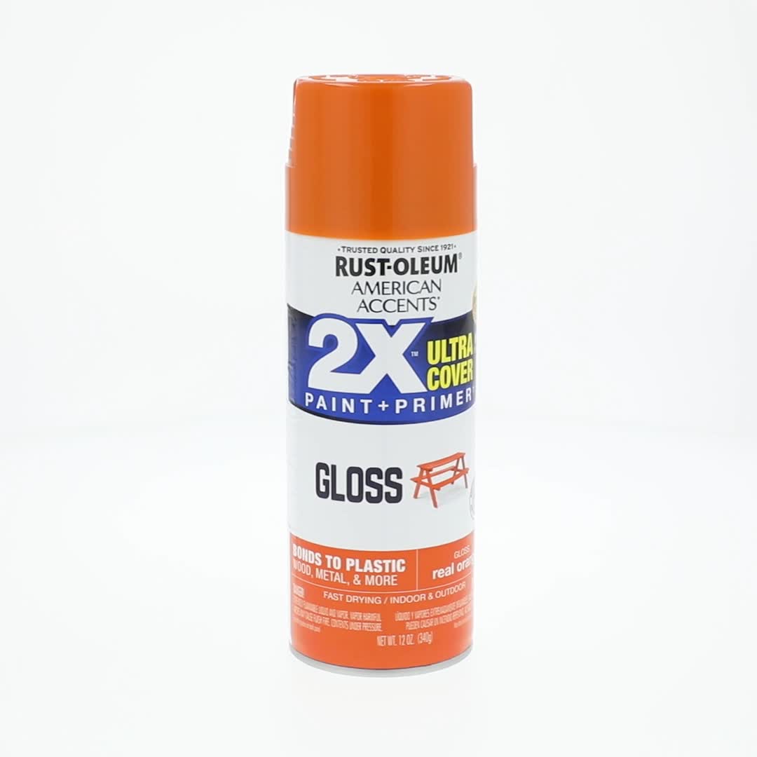 Real Orange, Rust-Oleum American Accents 2X Ultra Cover Gloss