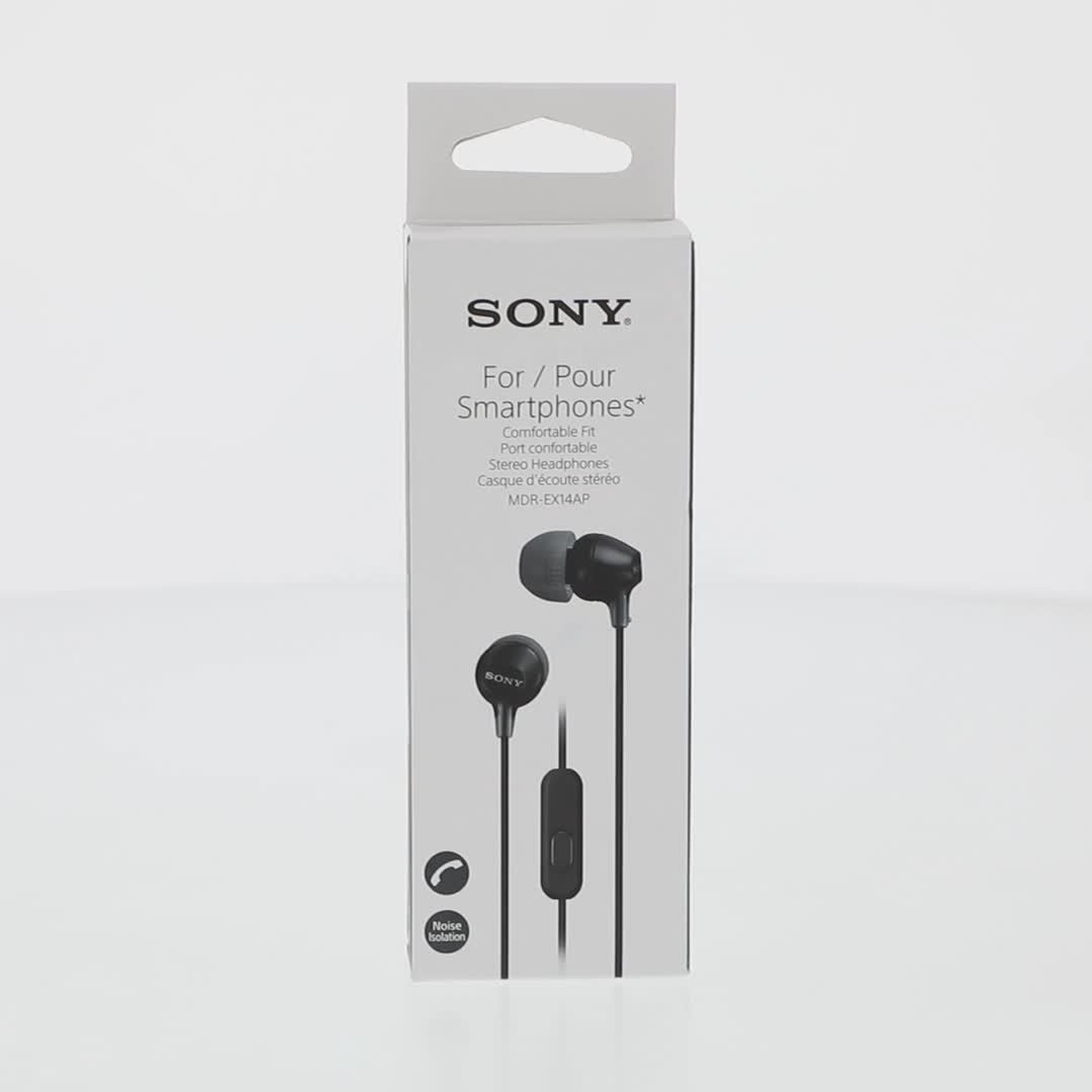 Sony MDR-EX14AP Wired In-ear Earbud Headphones with Microphone