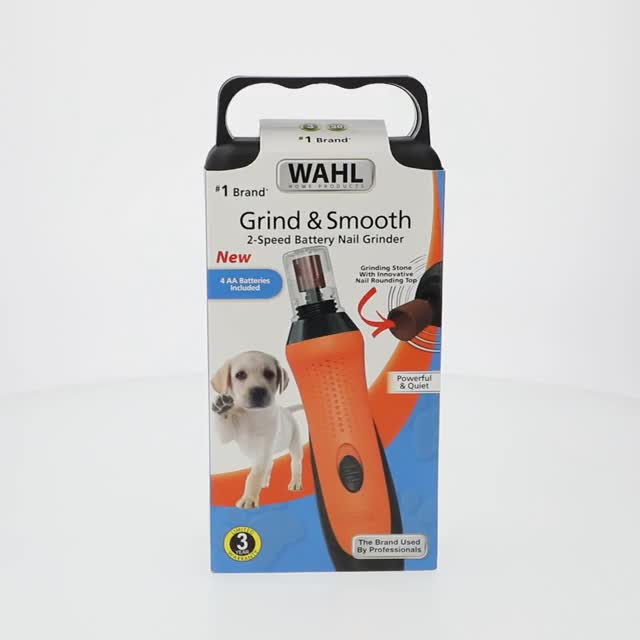 Wahl 2 Speed Battery Dog Nail Grinder - Orange/Black 5974