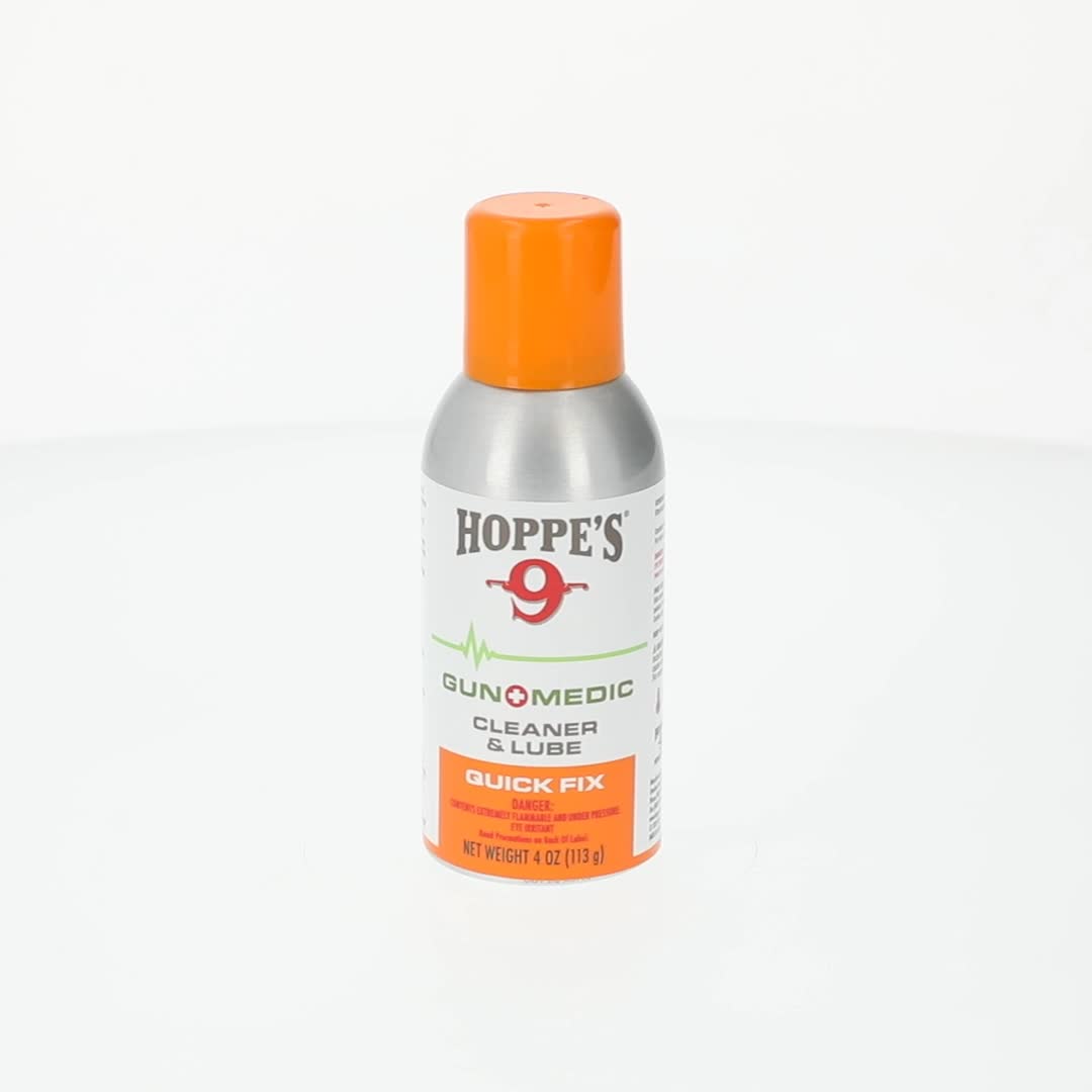 Hoppe's Gun Medic Cleaner and Lube 4 oz Aerosol Quick Fix for