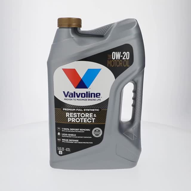 Valvoline, Restore and Protect Full Synthetic Motor Oil, 0W-20, 5