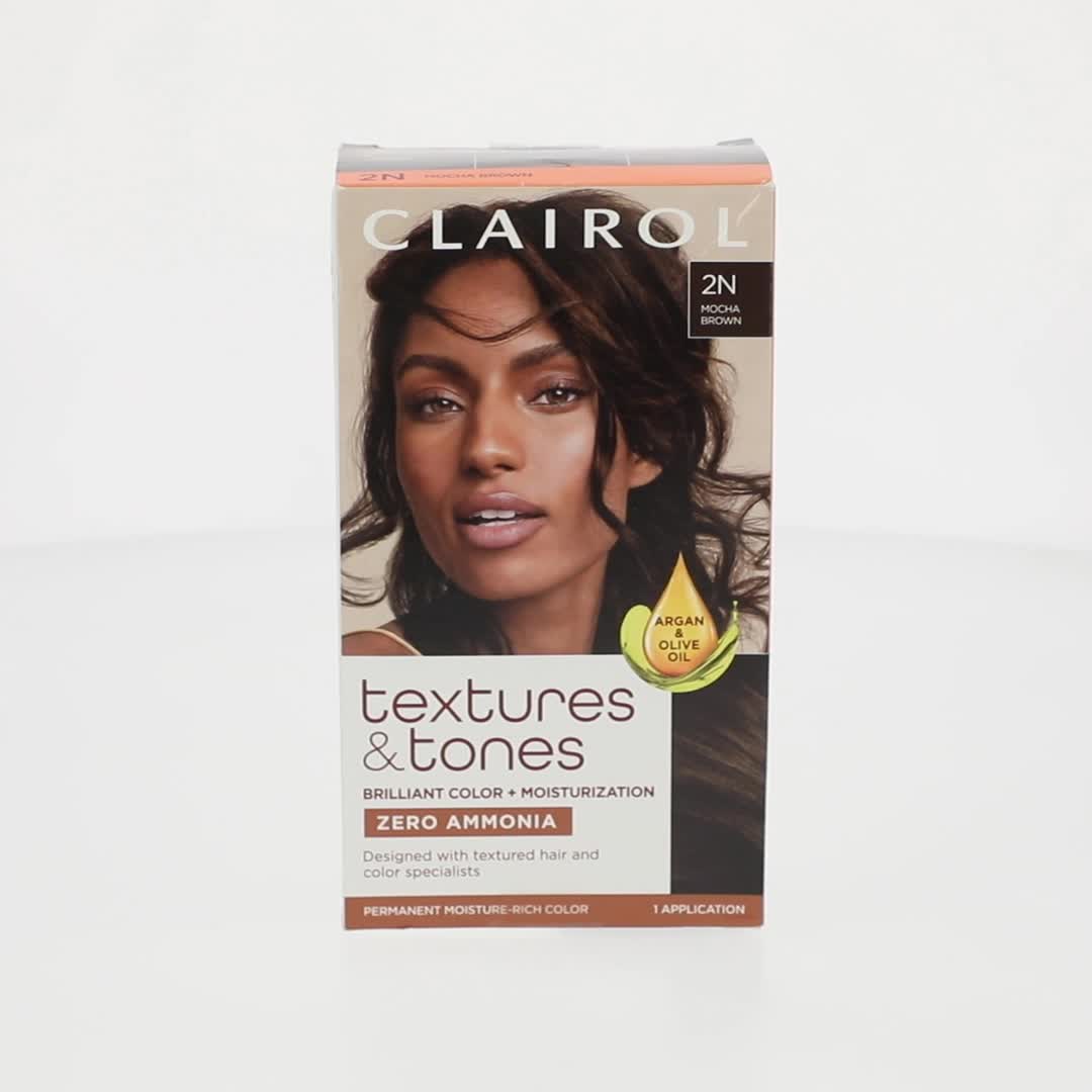 The Hormeye 美容デバイス ブラウン Clairol Textures & Tones Hair Dye Ammonia-Free Permanent Hair