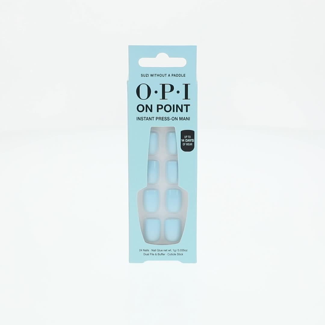 OPI, On Point Instant Press On Nails, Suzi Without a Paddle, 24