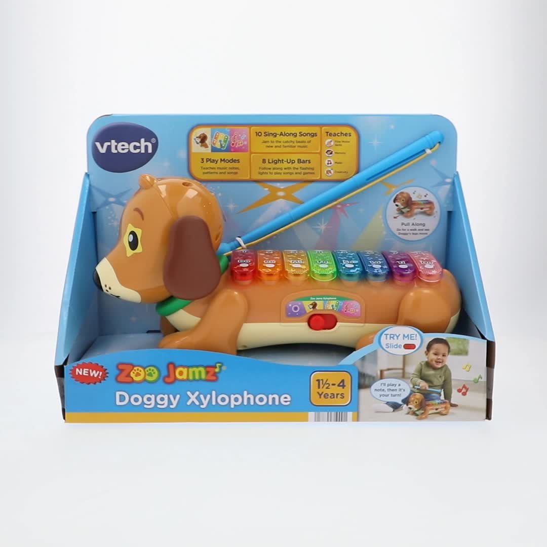 VTech, Zoo Jamz Doggy Xylophone, with Accessories, for Toddlers
