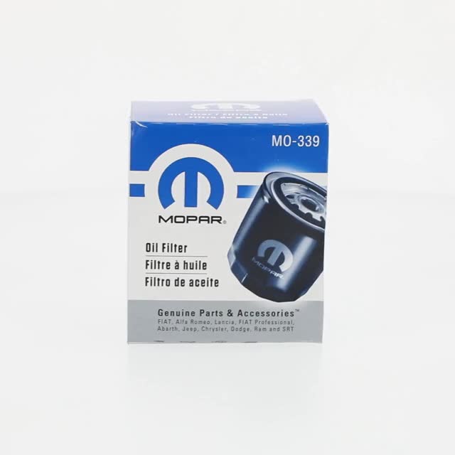 MOPAR, Oil Filter, MO-339, seal gasket with anti-drain back valve