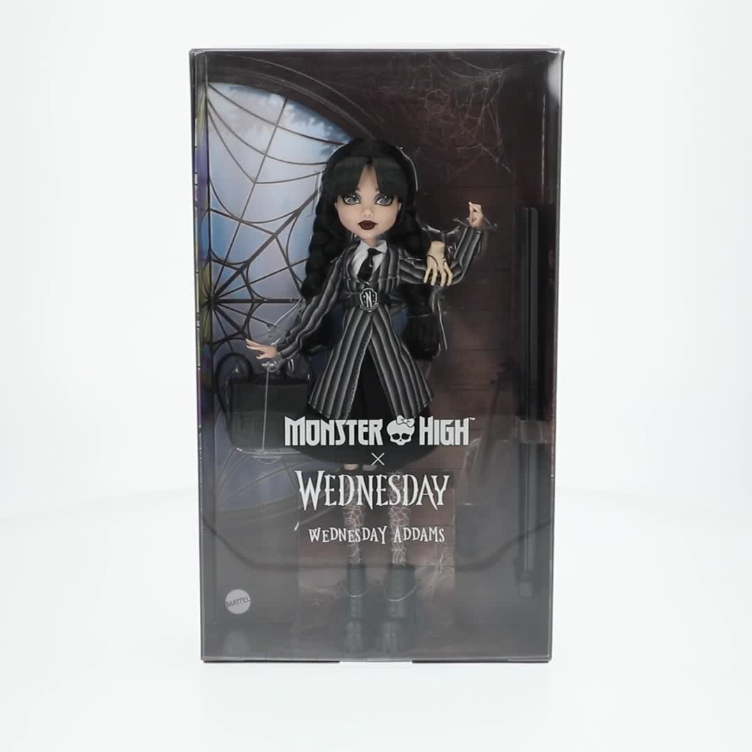 Monster High Wednesday Collectible Doll, Wednesday Addams in