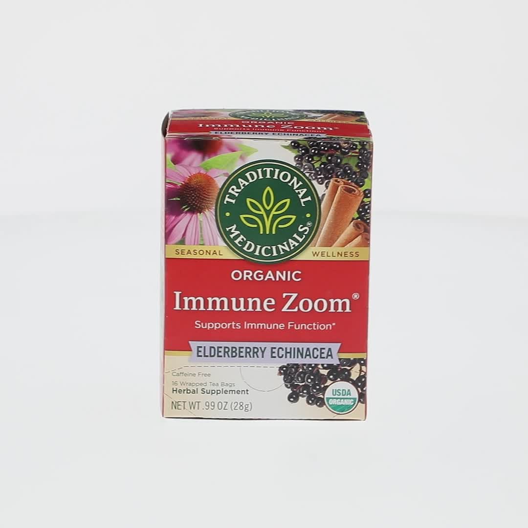 Traditional Medicinals Organic Elderberry Echinacea Herbal Tea