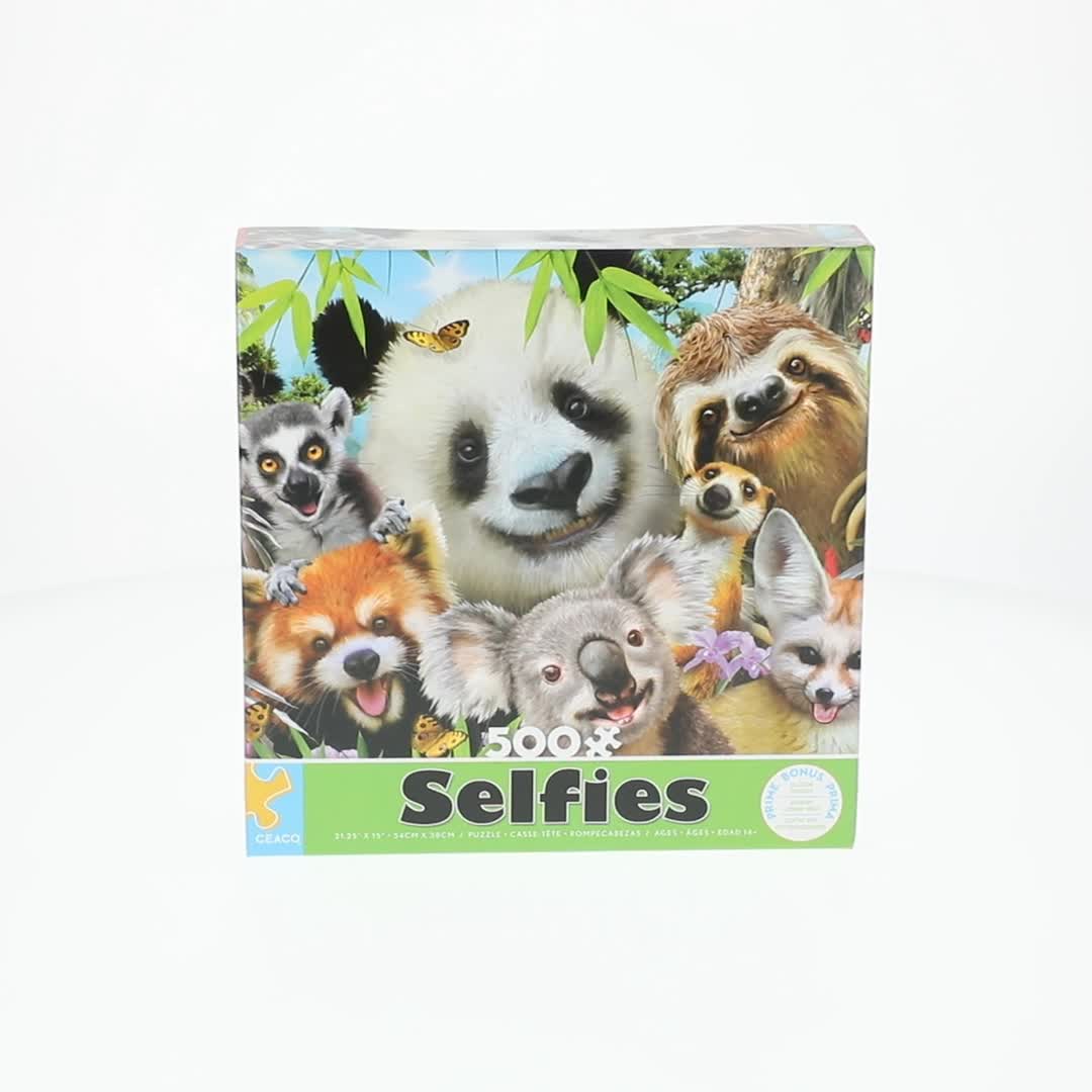 Ceaco 500 Piece Panda and Friends Selfies (Howard Robinson