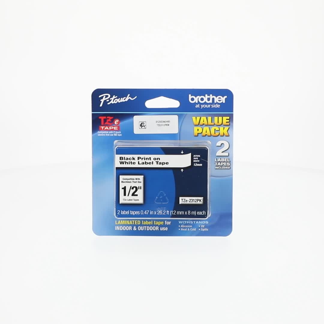 Brother, Label Tape, TZE2312PK, 0.47