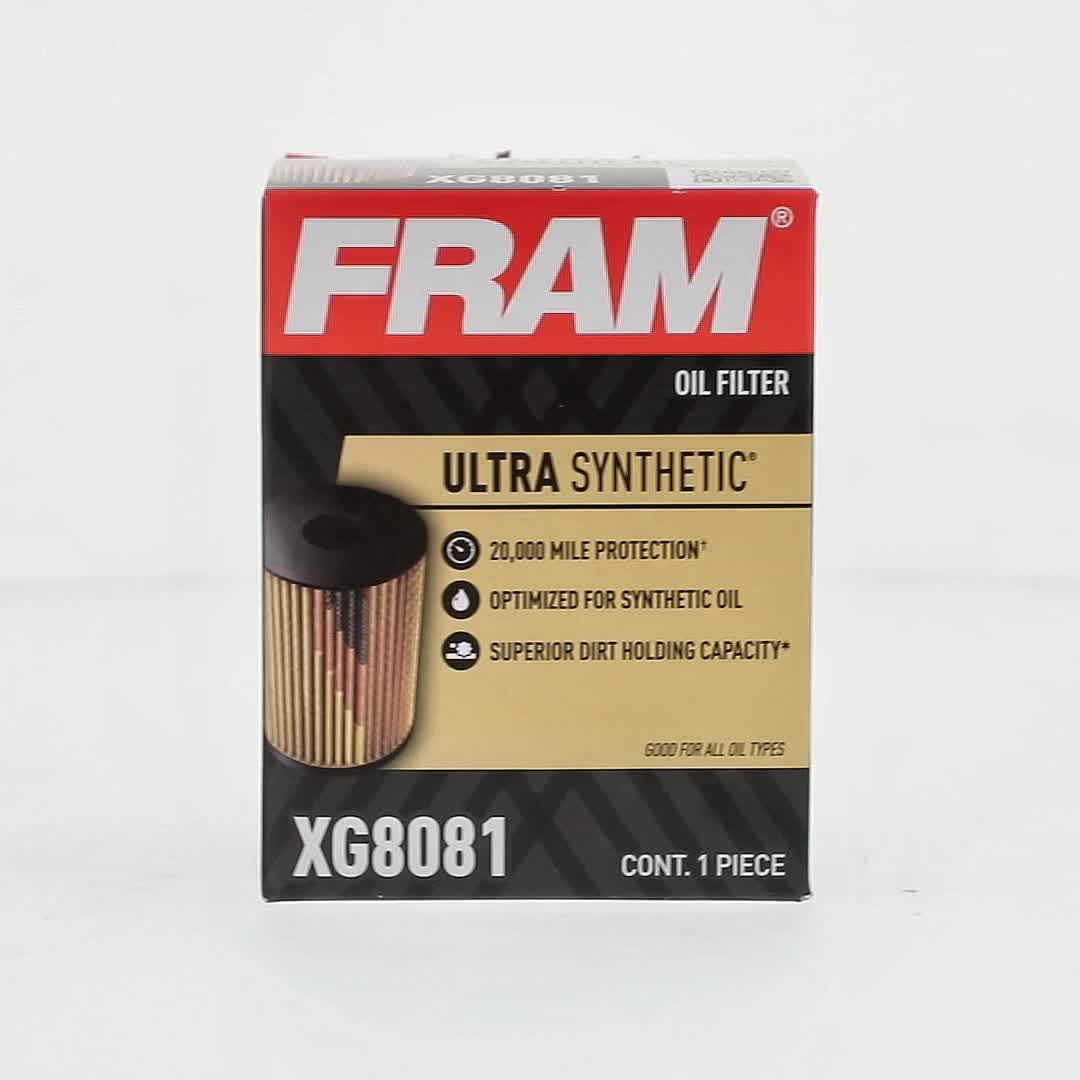 FRAM Ultra Synthetic Oil Filter XG8081 for BMW 325 330 20K Mile