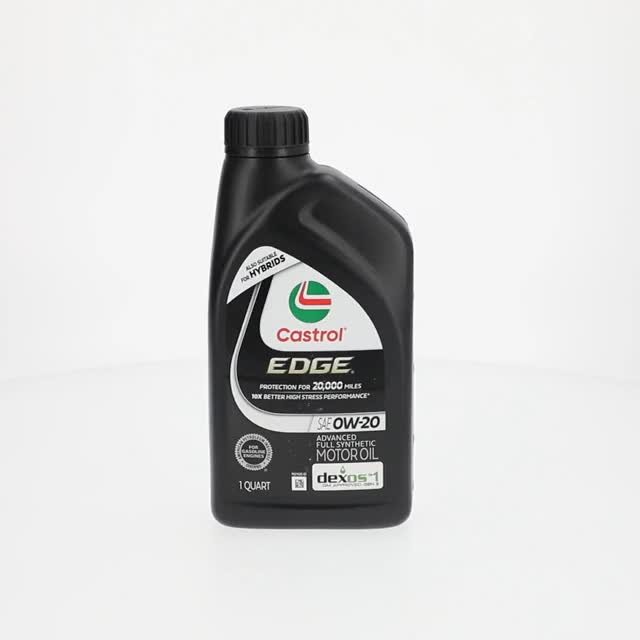 Castrol EDGE 0W-20　8L Castrol EDGE 0W-20 Advanced Full Synthetic Motor Oil, 1 Quart