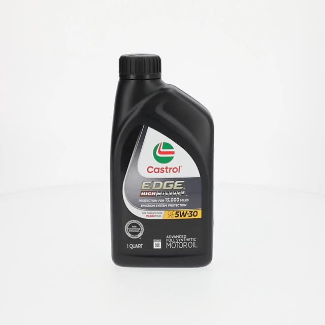 Castrol High Mileage 5W-30 Full Synthetic Motor Oil 1 Quart for