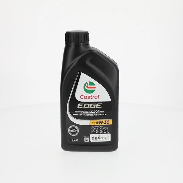 Castrol EDGE 5W-30 Advanced Full Synthetic Motor Oil, 1 Quart RFID