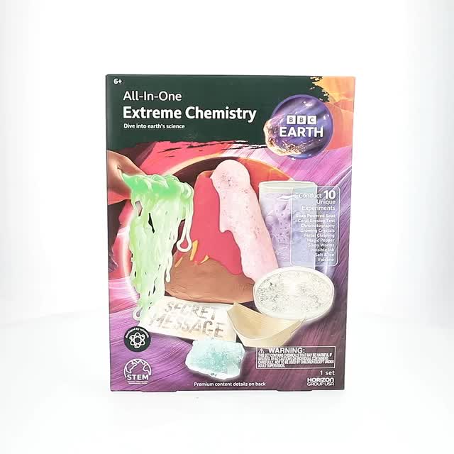 BBC Earth All-in-One Extreme Chemistry Set, STEM science