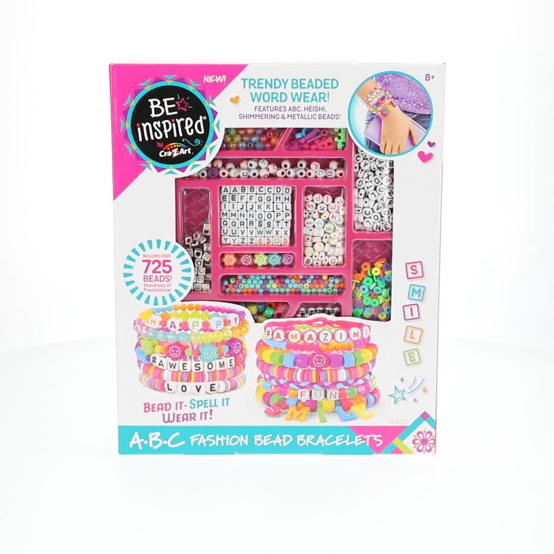 Be Inspired Cra-Z-Art ABC Fashion Bead Bracelet Maker for Tweens